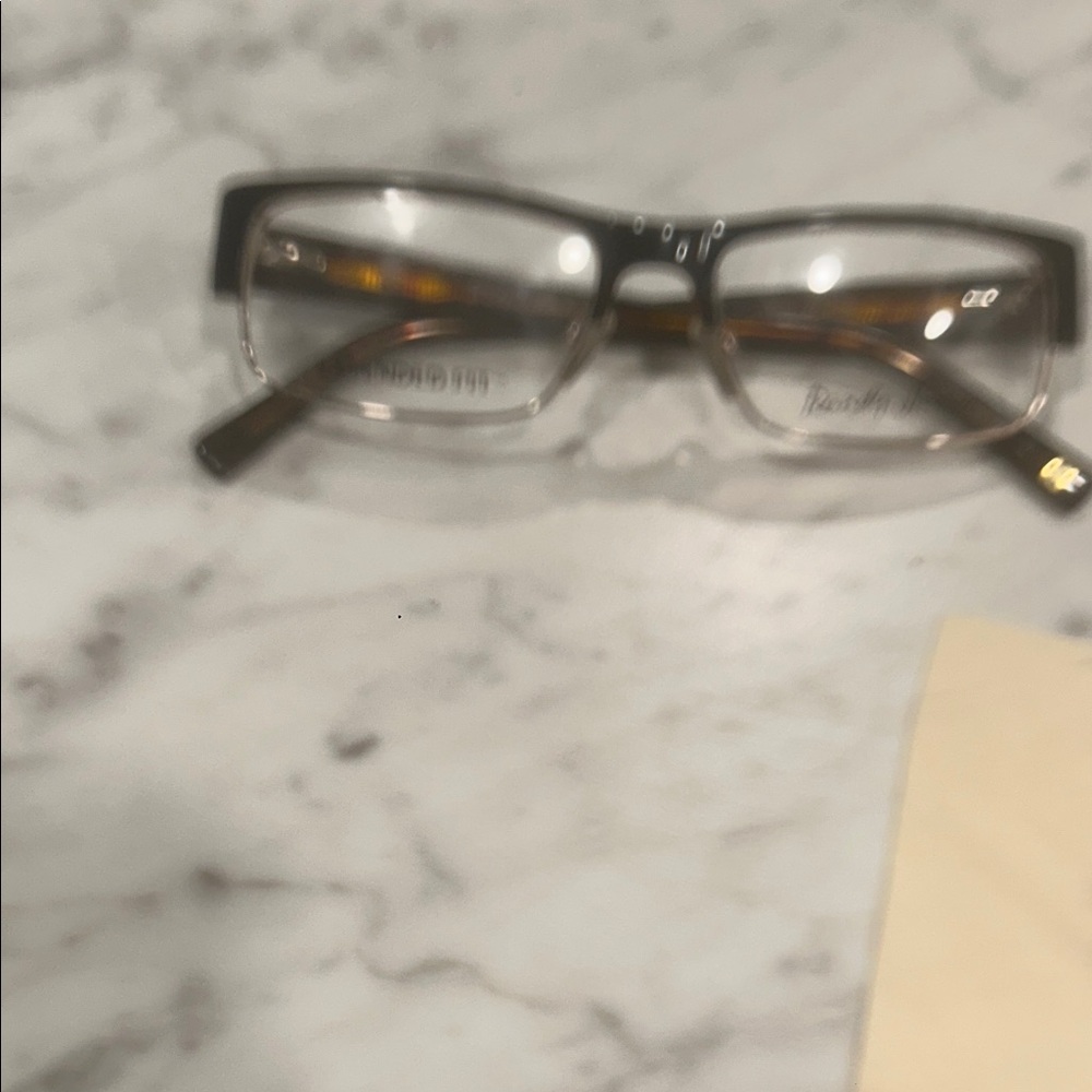 Black And Brown Rectangular Glasses - image 1